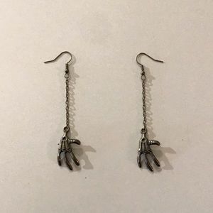 Skeleton Hand Dangle Earrings
